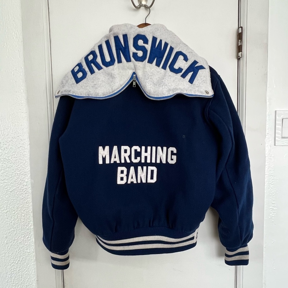 Vintag Marching Band Varsity Jacket Gem